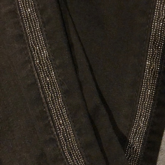 black jeans/jeggings with beads - Picture 2 of 2